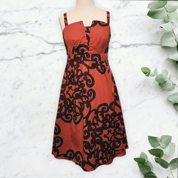 Merona Dresses & Skirts - Merona Orange Spring Semi-Formal Dress